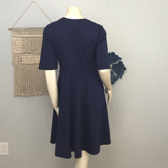 Anthropologie A-line laced front dress - Picture 6 of 7